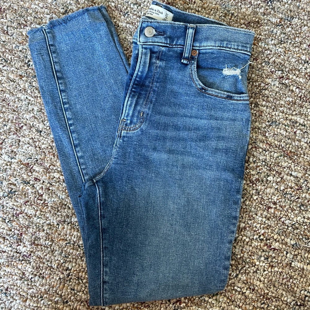Abercrombie & Fitch High Rise Denim Jeans